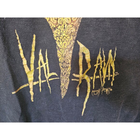 Cedar Point Val ravn Valravn tee t shirt black XL unisex - Picture 2 of 7
